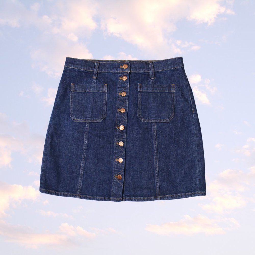 Madewell Denim Mini Skirt (like new!)